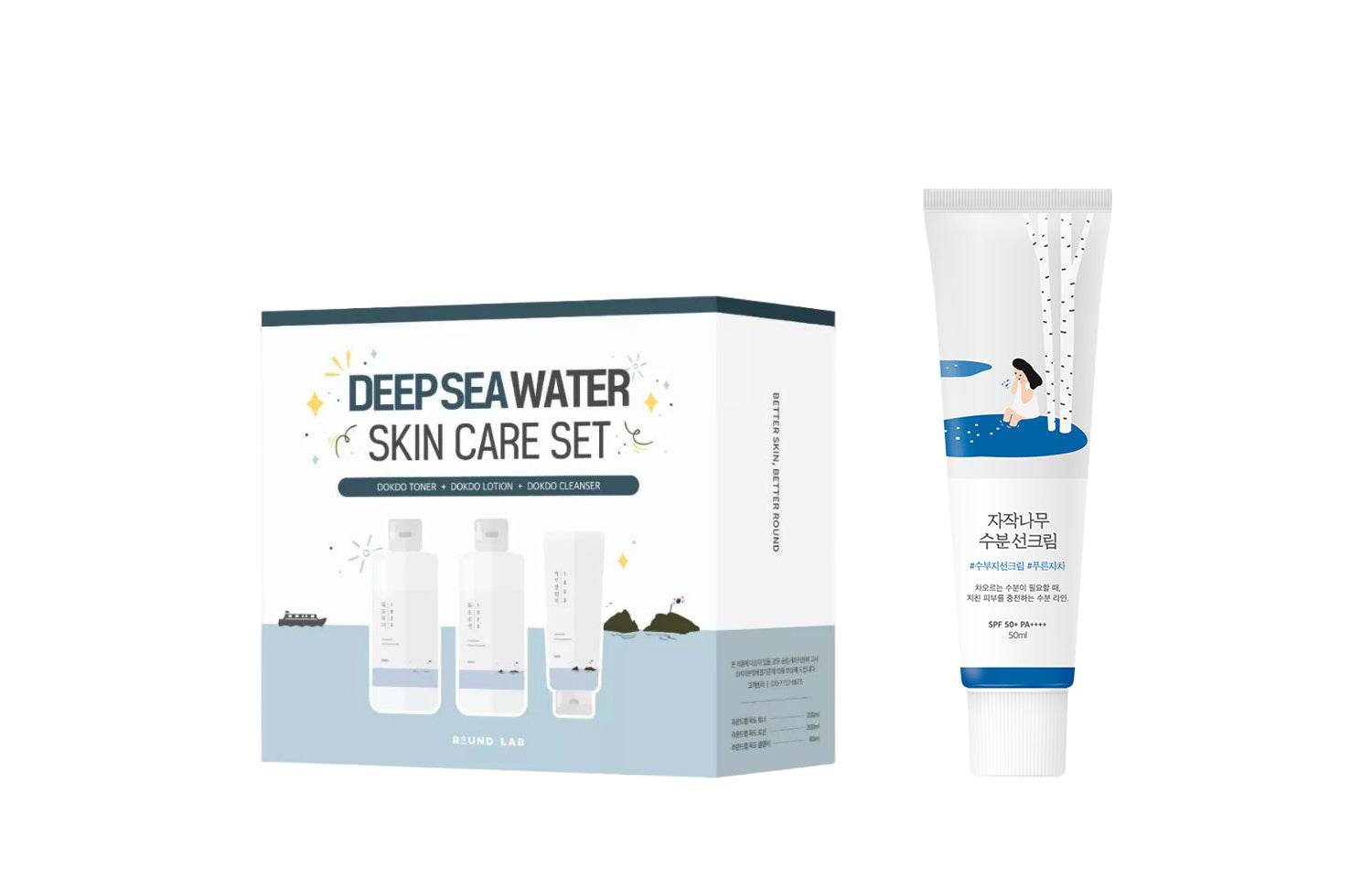 Набор по уходу за кожей Round Lab Dokdo - Boxette Shop